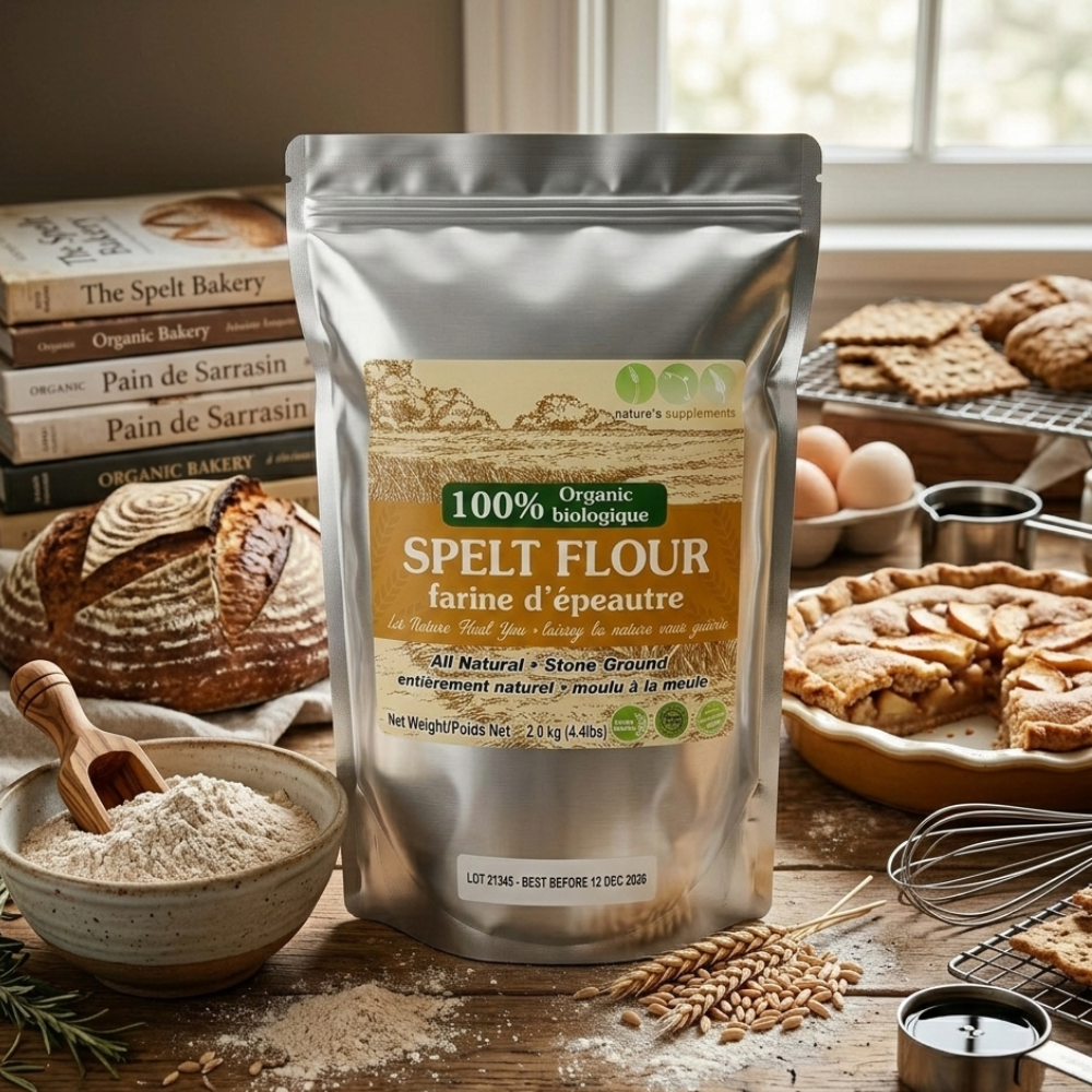 100% Organic Spelt Flour